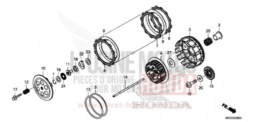 EMBRAYAGE CRF450RXL de 2020